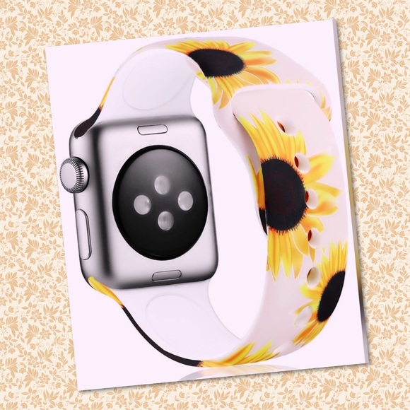 🌻HP! 🍎 APPLE WATCH SUNFLOWER REPLACEMENT BAND - Picture 3 of 8